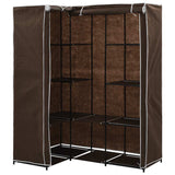 Corner Wardrobe Brown 130x87x169 cm 282450