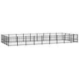 Outdoor Dog Kennel Steel 33.87 m 3124631