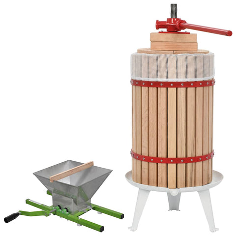 2 Piece Fruit & Wine Press and Crusher Set 277151