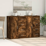 Sideboards 2 pcs Smoked Oak 59x39x80 cm Engineered Wood 3276634