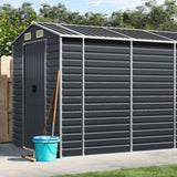 Garden Shed Anthracite 191x980x198 cm Galvanised Steel 3188263