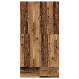 Storage Bed Frame with Drawer Old Wood 120 cm Engineered Wood 3335691