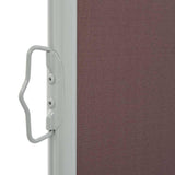 Patio Retractable Side Awning 120x300 cm Brown 48343