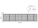 Gabion with 5 mm Wire and 5x5 cm Mesh 550x50x150 cm 3464285