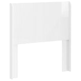 Headboard High Gloss White Engineered Wood 889649