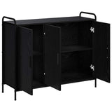 Sideboard Black Oak 98.5 x 33 x 81 cm Engineered Wood 8013836
