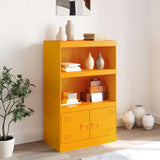 Sideboard Mustard Yellow 67x39x107 cm Steel 841670