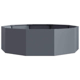 Planter Anthracite 120 x 120 x 35 cm Steel 883726