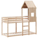 Bunk Bed without Mattress 80x200 cm Solid Wood Pine 3281994