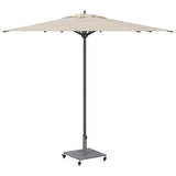 Outdoor Umbrella Base Dark grey wood look 45 x 45 x 31 cm Steel 42009948