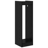 Plant Stand 2 pcs Black Oak 30 x 30 x 100 cm Engineered Wood 899565