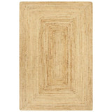 Handmade Rug Jute Natural 120x180 cm 133729