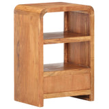 Bedside Table 40x30x60 cm Solid Acacia Wood Honey Finish 289633