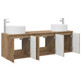 Bathroom Cabinet Set 3 pcs Artisan Oak 49.5 x 44.5 x 65.5 cm 3405736