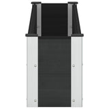 Garden Raised Bed Black 150 x 30 x 36 cm 42039036