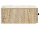 Wall-Mounted Bedside Cabinet 2 pcs Sonoma Oak 34.5 x 33 x 20 cm 899280