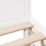Bed Frame without Mattress with Headboard White 75x190 cm Small Single Solid Wood Pine 3308790