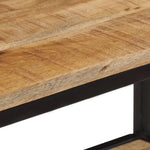 Console Table 70x35x70 cm Solid Rough Wood Mango 374072