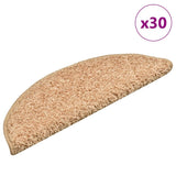 Stair Mats 30 pcs 56x17x3 cm Gold Half Round 3365808