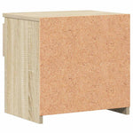 Bedside Cabinets 2 pcs Sonoma Oak 40x30x39 cm Engineered Wood 803450