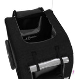 Pet Bike Trailer Black Oxford Fabric and Iron 93828
