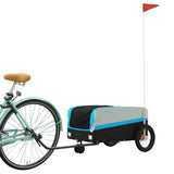 Bike Trailer Black and Blue 30 kg Iron 94058