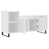 TV Cabinet White 100x35x55 cm Engineered Wood 831324