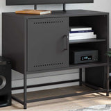 TV Cabinet Black 68x39x60.5 cm Steel 846518