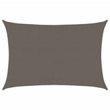 Sunshade Sail 160 g/m Anthracite 3.5x5 m HDPE 311077