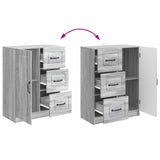 Sideboard Grey Sonoma 66 x 34.5 x 87 cm Engineered Wood 895781