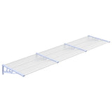 ZNTS Door Canopy Grey and Transparent 358.5x90 cm Polycarbonate 153695
