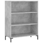 Highboard Concrete Grey 69.5x34x180 cm Engineered Wood 3198725