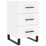 Bedside Cabinet White 40x40x66 cm Engineered Wood 827684