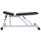 ZNTS Workout Bench with Barbell and Dumbbell Set 60.5 kg 275346