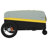 Bike Trailer Black and Yellow 30 kg Iron 94057