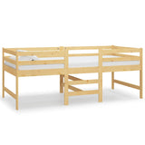 Bed Frame without Mattress 90x200 cm Solid Wood Pine 833095