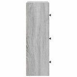Bookcase Grey Sonoma 40x24x77 cm Engineered Wood 860369