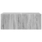 TV Wall Cabinet 2 pcs Grey Sonoma 39 x 31 x 29.5 cm 892182