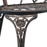 Bistro Bench Bronze Cast Aluminium, Cast Iron Medium Sturdy 47859