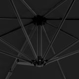Cantilever Garden Parasol Anthracite Polyester, Aluminium Large 44622