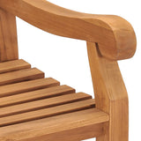 Garden Bench Teak Solid Teak Wood Extra Large Rectangular 316640