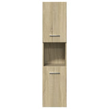 3 Piece Bathroom Furniture Set Sonoma Oak Engineered Wood 3324993