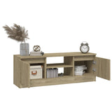 ZNTS TV Cabinet with Door Sonoma Oak 102x30x36 cm 823353