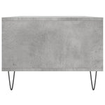 ZNTS Coffee Table Concrete Grey 90x50x36.5 cm Engineered Wood 830592