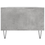 ZNTS Coffee Table Concrete Grey 90x50x36.5 cm Engineered Wood 830592