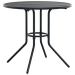 Stackable Garden Chair Set 5 pcs Anthracite Powder-coated Steel 3283769