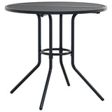 Stackable Garden Chair Set 5 pcs Anthracite Powder-coated Steel 3283769