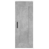 Highboard Concrete Grey 34,5x34x180 cm Engineered Wood 3200141