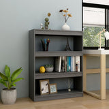 Book Cabinet/Room Divider Grey 100x30x103 cm Solid Pinewood 808215