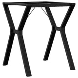 ZNTS Dining Table Legs Y-Frame 60x60x73 cm Cast Iron 357931